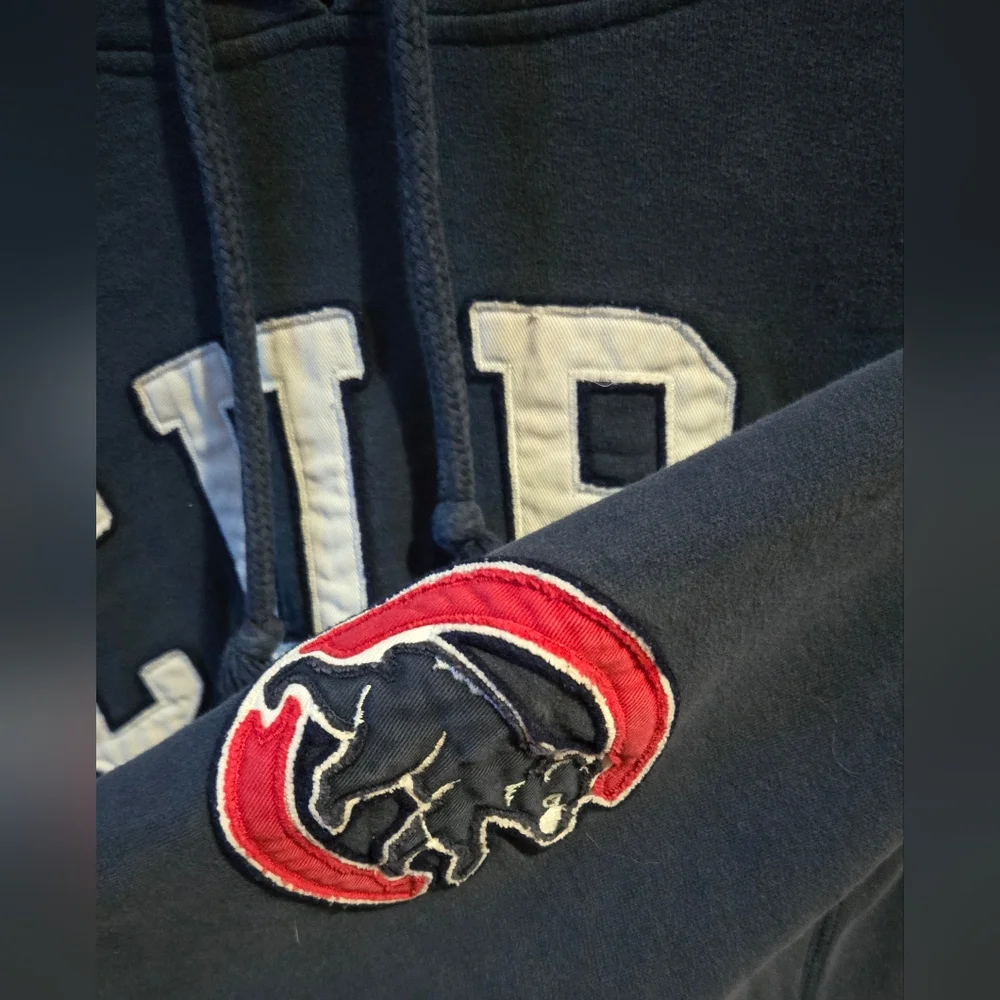Chicago Cubs Embroidered patched men's 47 brand hoodie size XL - Picture 2 of 3